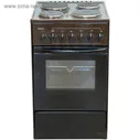 Плита "Лысьва" ЭП 43р3, электрическая, 4 конфорки, 60 л, эмаль, гриль, коричневая