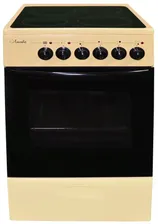 Плита Электрическая Лысьва EF4011MK00 кремовый стеклокерамика (без крышки)