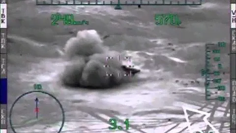 Уникальное видео: боевое применение ПТУР вертолетом Ми-28Н по террористам ИГИЛ в р-не ПАЛЬМИРА