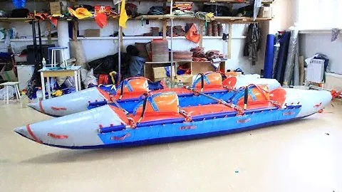 Надувной катамаран спортивный для сплава Илеть