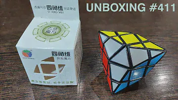 Unboxing №411 Квадрангулярная Пирамидка | DianSheng Quadrangular Pyramid | Shaped Corners Cube