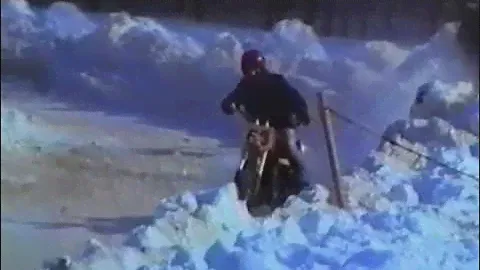 Мотокросс Кунгур 1993г зима теле версия Пермская область.