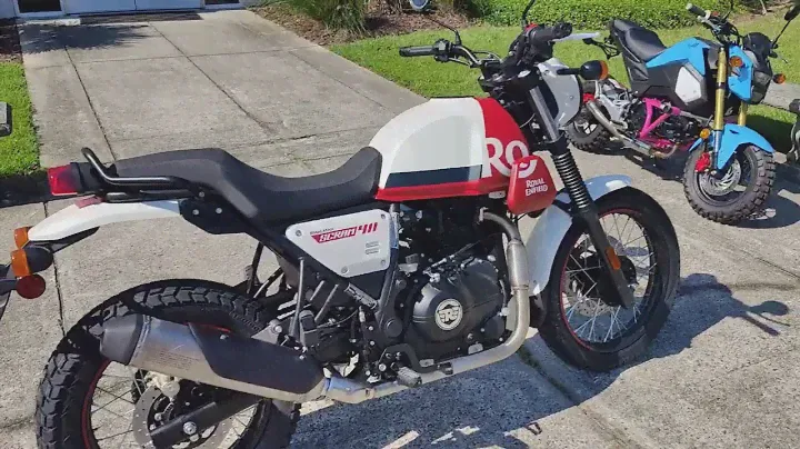 2023 Royal Enfield scram 411 white flame