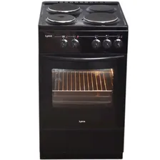 Плита "Лысьва" ЭП 301, электрическая, 3 конфорки, 60 л, эмаль, без гриля, черная
