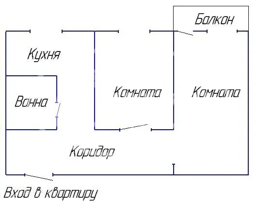 Продам двухкомнатную квартиру 49.5 м² этаж 5/5 город Лысьва улица Чайковского 6 Лысьвенский городской округ-3