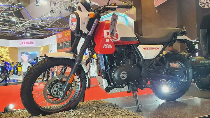New 2024 Royal Enfield Himalayan SCRAM 411 (White Flame) - Versatile Scrambler Adventure Bike